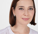 UltraFine Silver Polished Curb Link Earrings